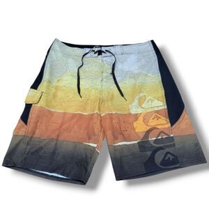 Quiksilver Shorts Size 34 W34"xL11" Quiksilver Cypher Series Kelly Slater Shorts